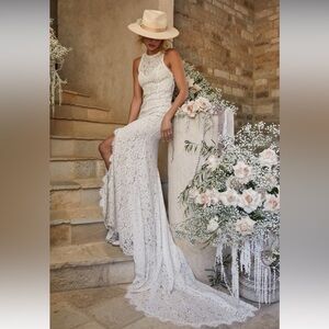 Lulus love everlasting lace white dress size xs